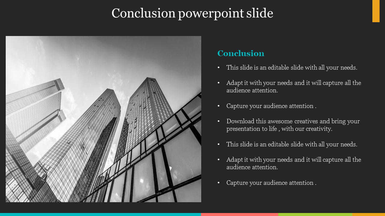 conclusion slide in presentation